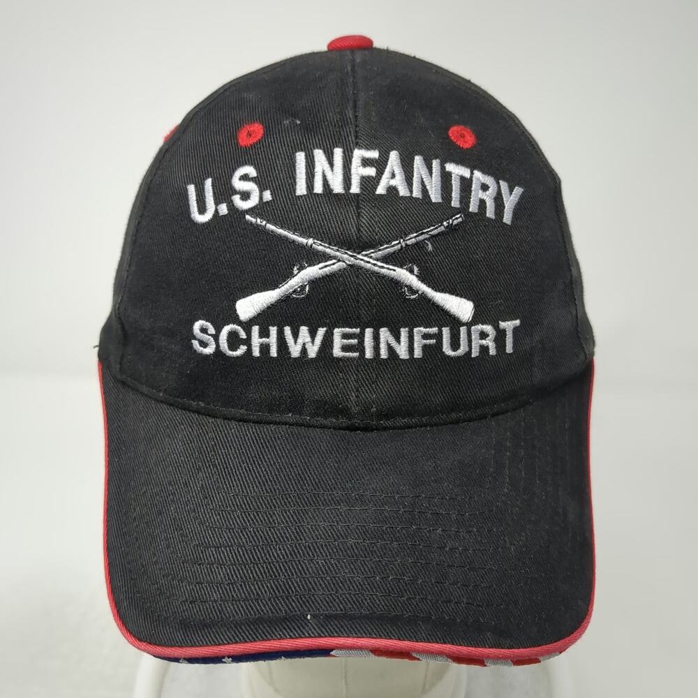 Otto Baseball Cap Black One Size US Infantry Schweinfurt Crossed Rifles Hat - Picture 2 of 9